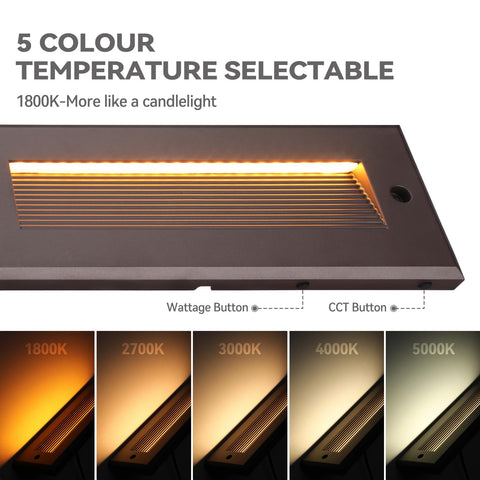 LEONLITE bronze step light with 24V compatibility for safe low‑voltage installation