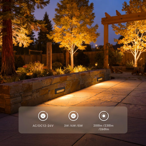 LEONLITE bronze step light with die‑cast aluminum housing for durability