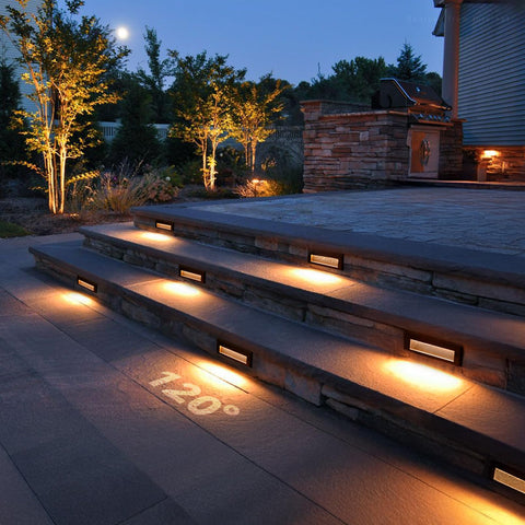 LEONLITE bronze step light ETL and UL‑listed for certified safety
