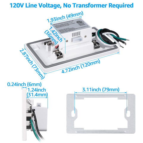 LEONLITE replace old work box with quick retrofit capability
