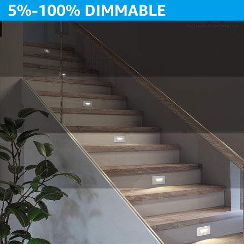 LEONLITE outdoor wet-location step light ready for weather-ready stair lighting.