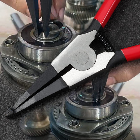 LEONTOOL ergonomic PVC-handle pliers improve grip during ring installation