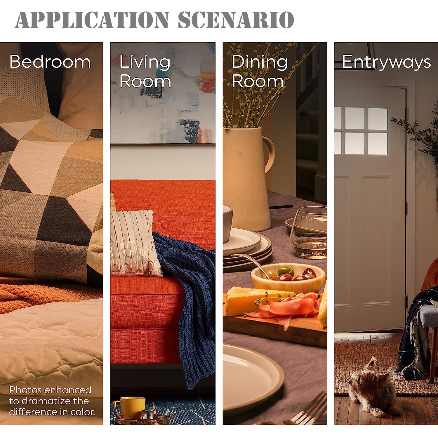 Leools 600lm output suits living rooms and dining areas
