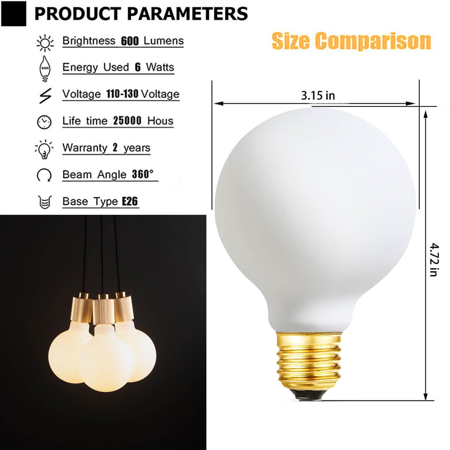 Leools frosted glass diffusion softens light and reduces glare