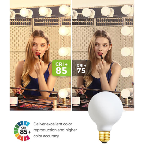 LEOOLS matt opal glass finish softens light and reduces glare