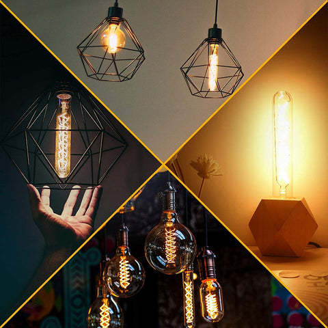 Leools pack of four bulbs for versatile decorating projects.