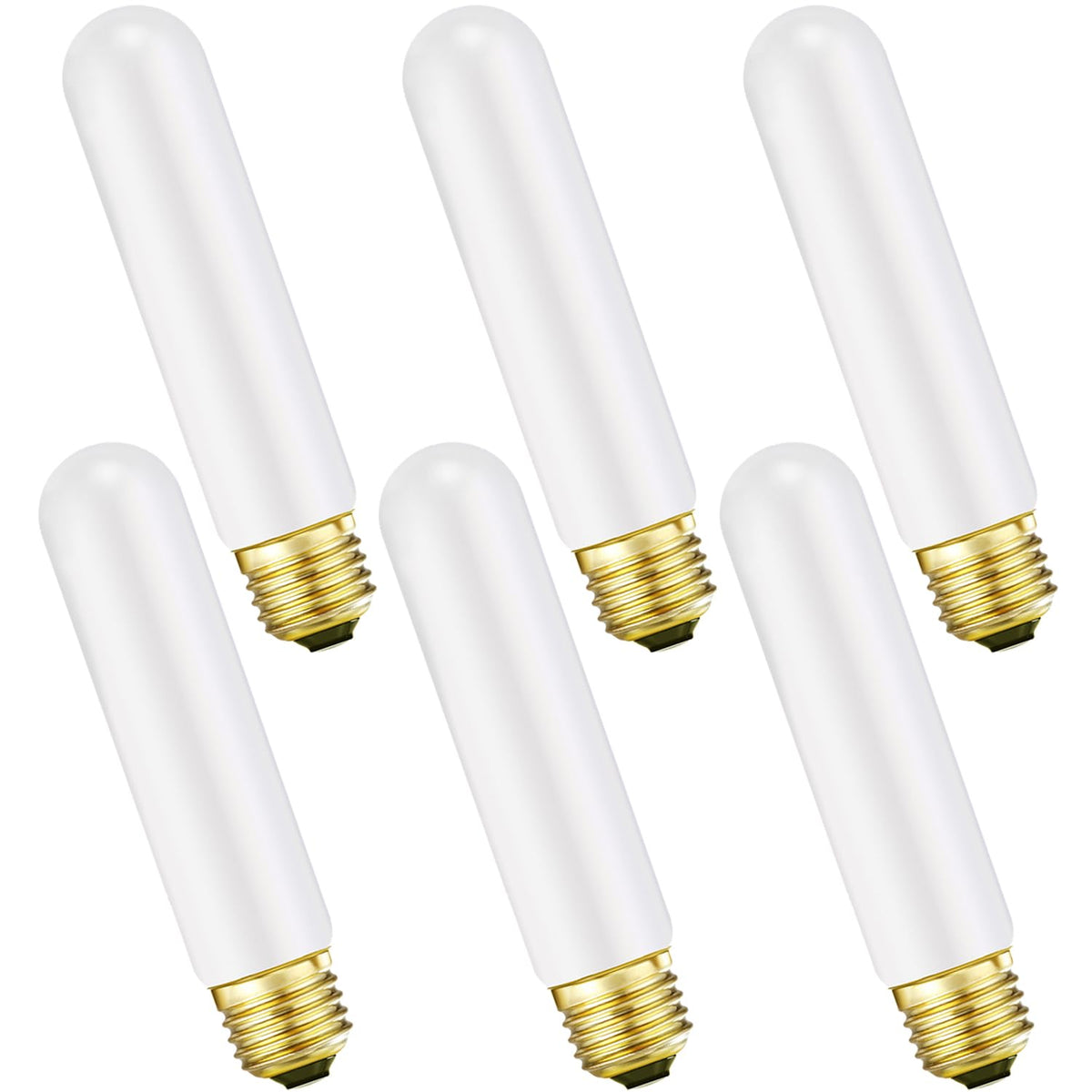 Leools T10 frosted bulb for wall sconces with warm 3000K glow