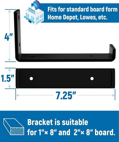 Close-up of assembly for LEOPO 8-inch brackets