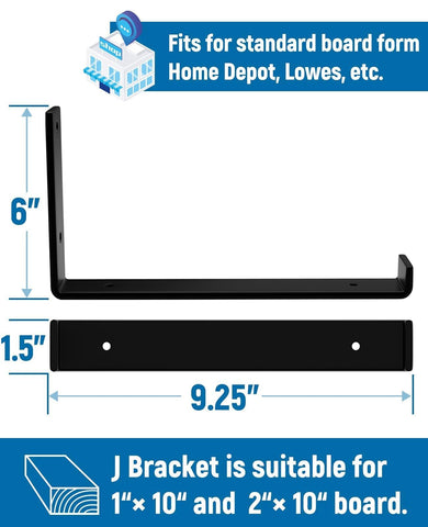 LEOPO black powder-coated finish enhances durability and blends with decor.