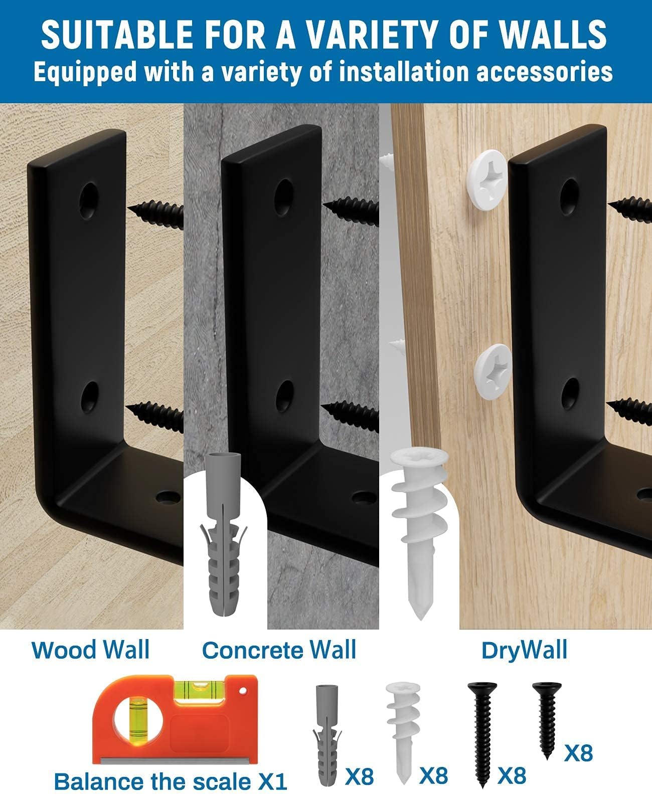 LEOPO DIY setup illustrating space-saving floating shelf solution
