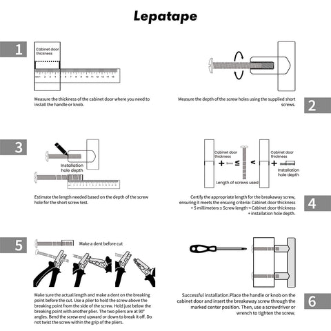 Lepatape cabinet hardware shown in a modern kitchen