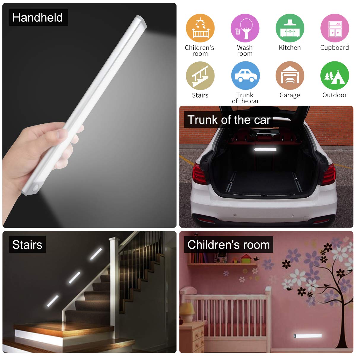 LEPOTEC motion sensor range up to 10 feet, detects movement efficiently