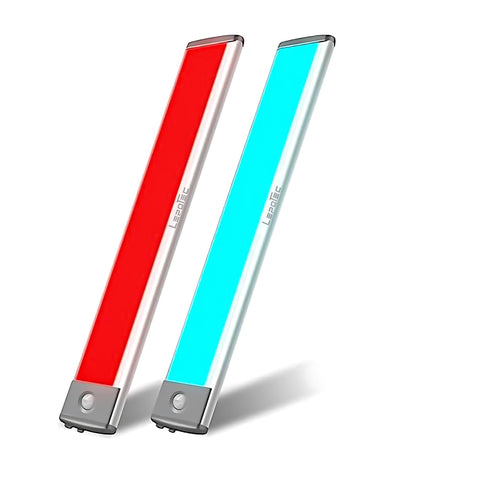 LEPOTEC RGBW night light on magnet mount for tool-free installation and wall-friendly use.