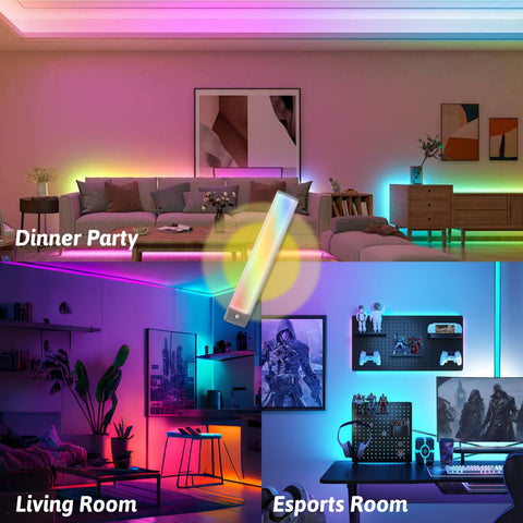 LEPOTEC USB-C recharge keeps your RGBW light ready for on-demand lighting.