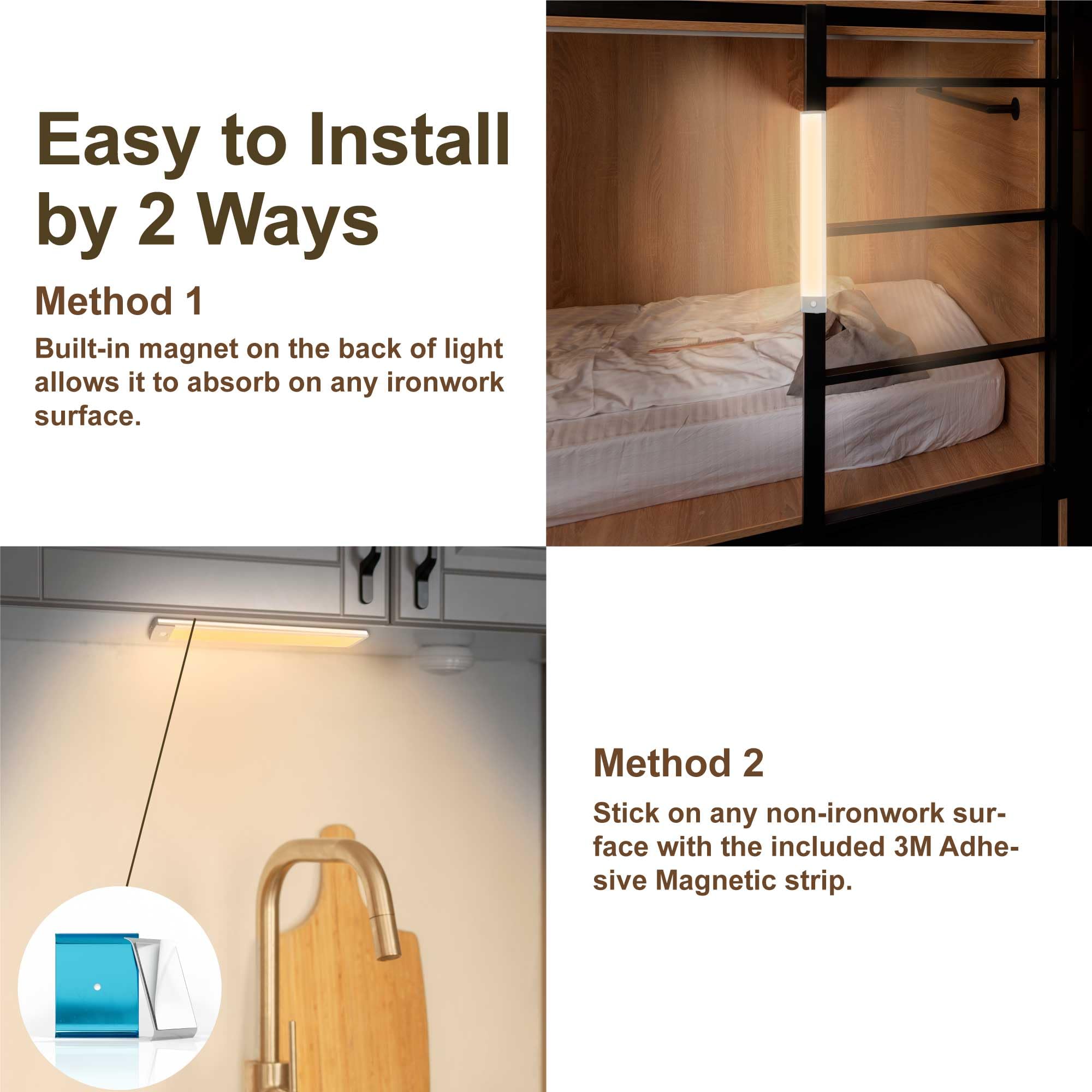 LEPOTEC versatile placements across stairs, pantry, and more for safe lighting.