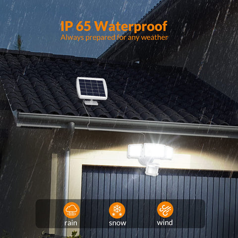 LEPOWER 15-foot cable enables flexible solar panel placement for sun exposure.
