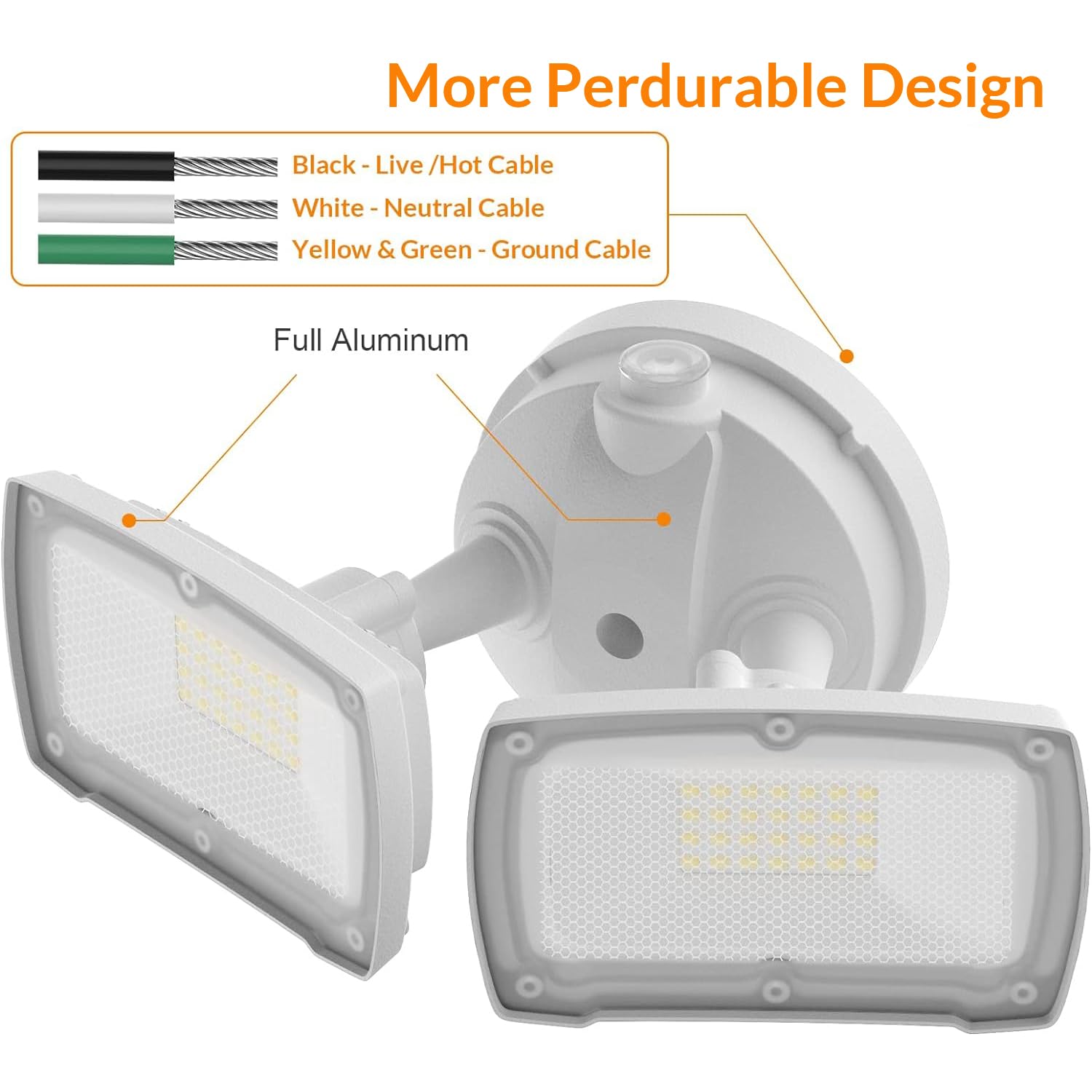 LEPOWER aluminum body illustrates durability and efficient heat dissipation