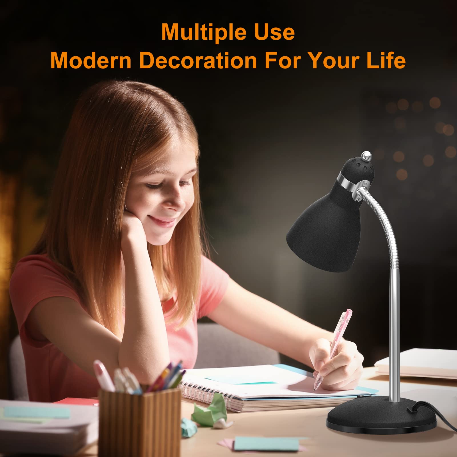 LEPOWER bedroom study light ideal for reading or work at home