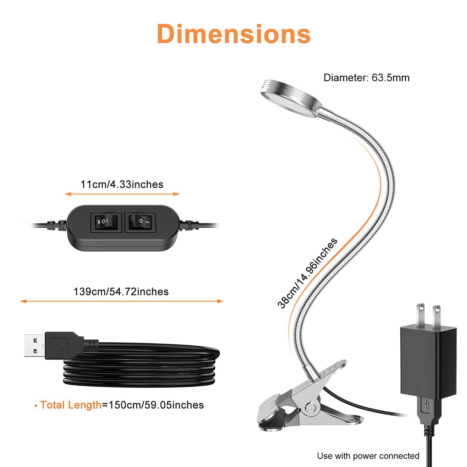 LEPOWER eye protection design with soft flicker-free lighting