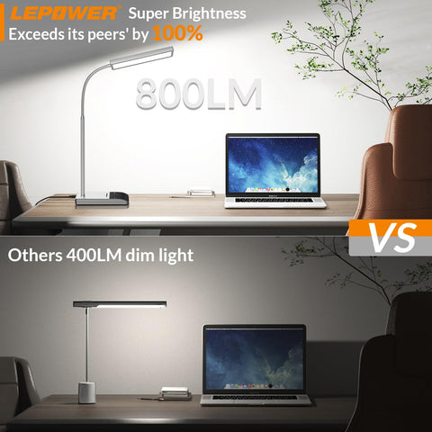 LEPOWER offers 50 lighting options to tailor temperature and brightness.