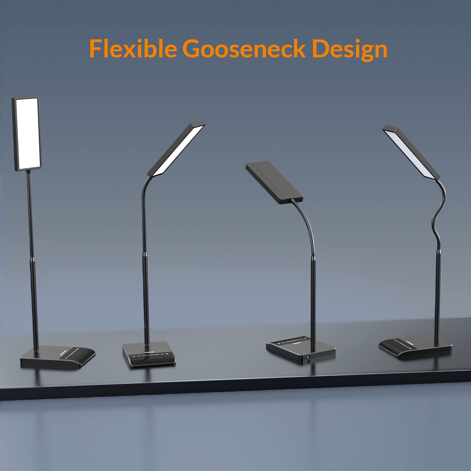 LEPOWER RG0 eye caring LEDs reduce glare during long sessions