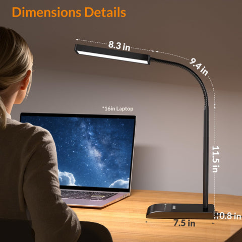 LEPOWER reading station setup with focused task lighting