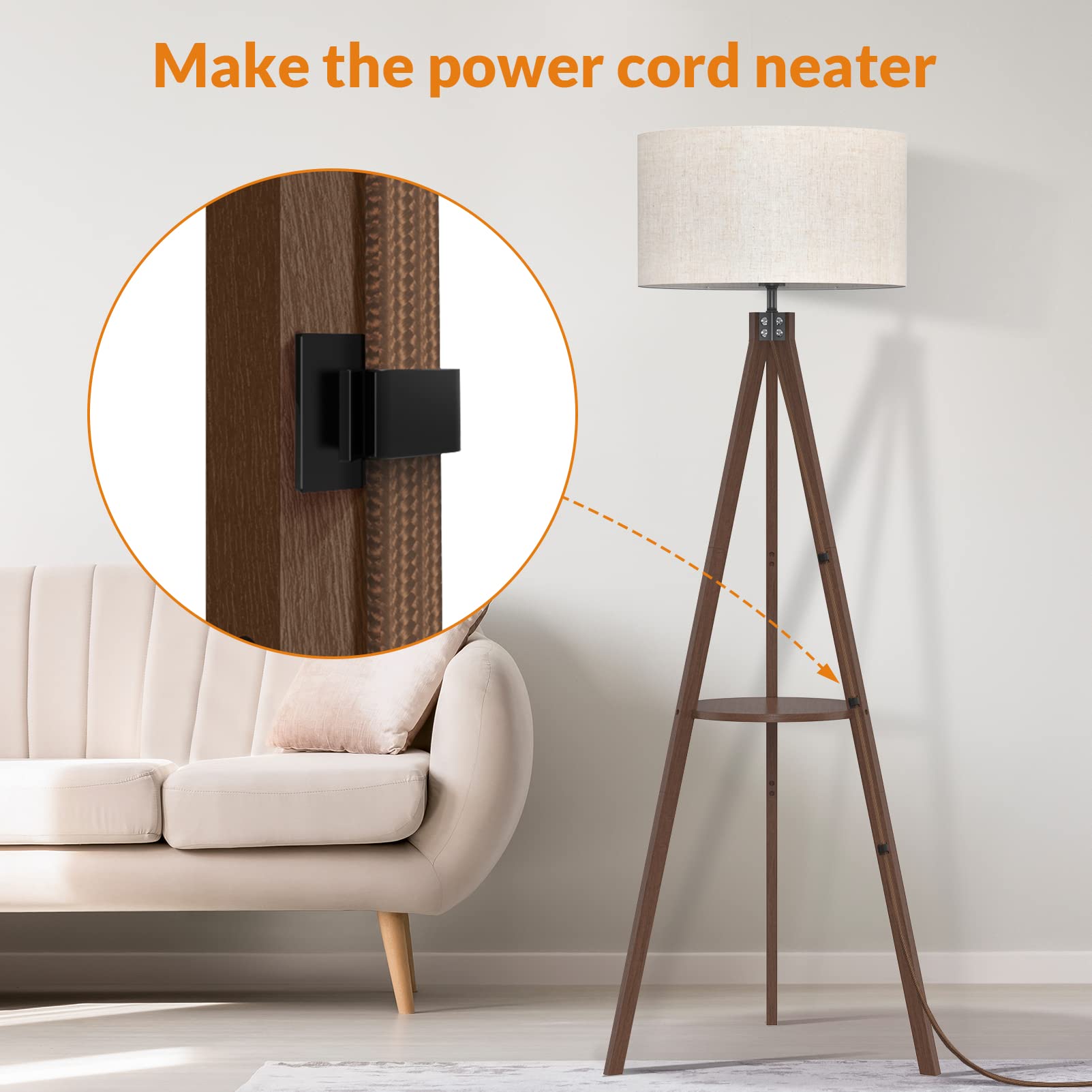 LEPOWER E26 base compatible lamp supports LED and incandescent bulbs.