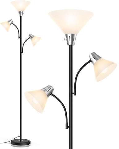 LEPOWER floor lamp base with heavy, stable design for safety