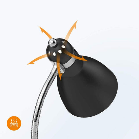 LEPOWER floor lamp with E26 base supports common bulbs up to 40W.
