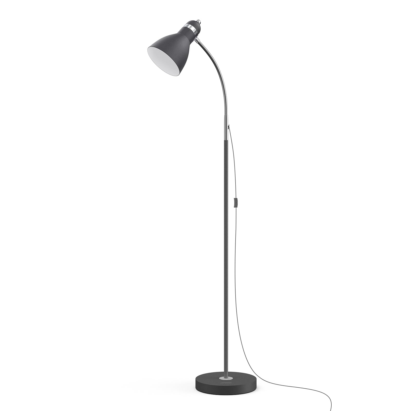 LEPOWER floor lamp with heavy base for stable placement in any living space.