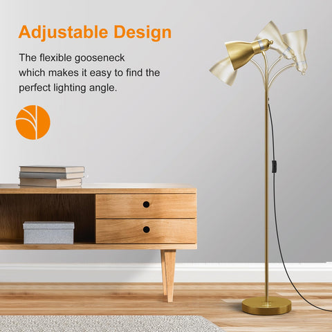 LEPOWER floor lamp reading pole position ideal for focused tasks.
