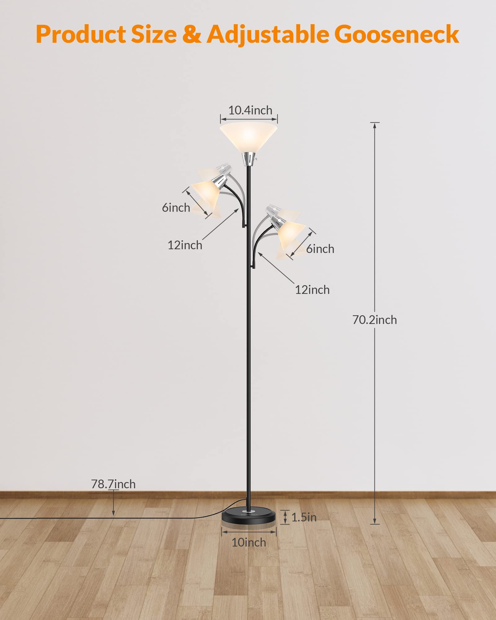 LEPOWER room setup with lamp providing versatile ambience