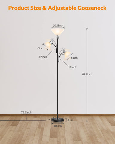 LEPOWER room setup with lamp providing versatile ambience