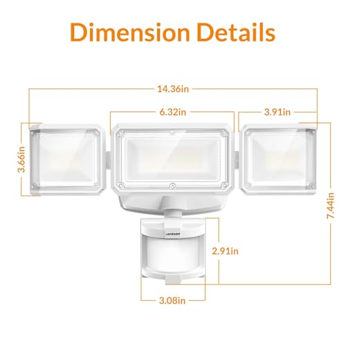 LEPOWER versatile outdoor lighting for garage, yard, and porch