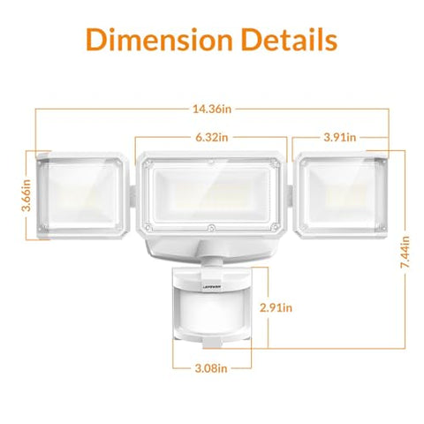 LEPOWER versatile outdoor lighting for garage, yard, and porch