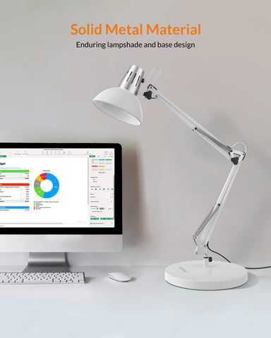 LEPOWER gooseneck architect arm allows precise light direction