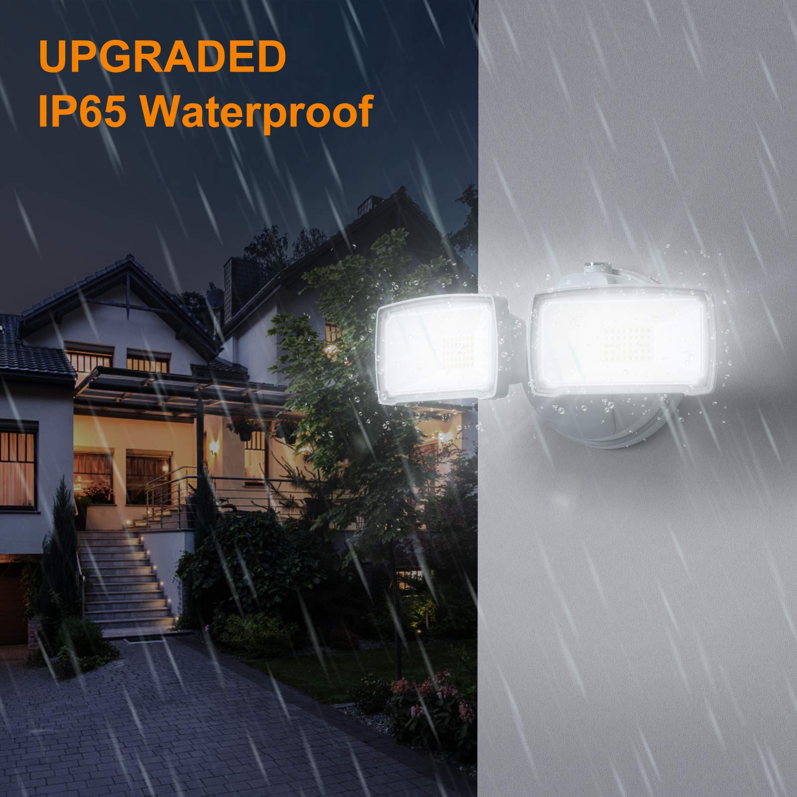LEPOWER ip65 rating confirms weatherproof protection for outdoor installation