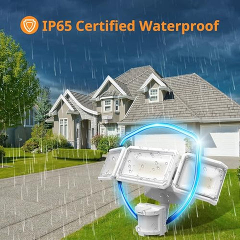 LEPOWER IP65-rated outdoor light withstands rain and dust