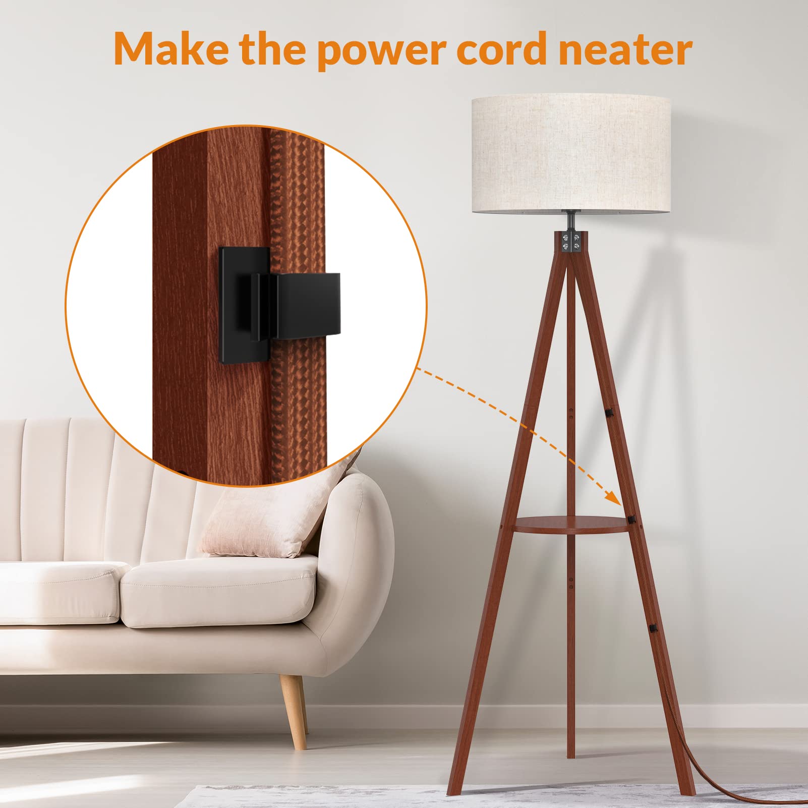 LEPOWER living room setup ideal for ambient reading and relaxation