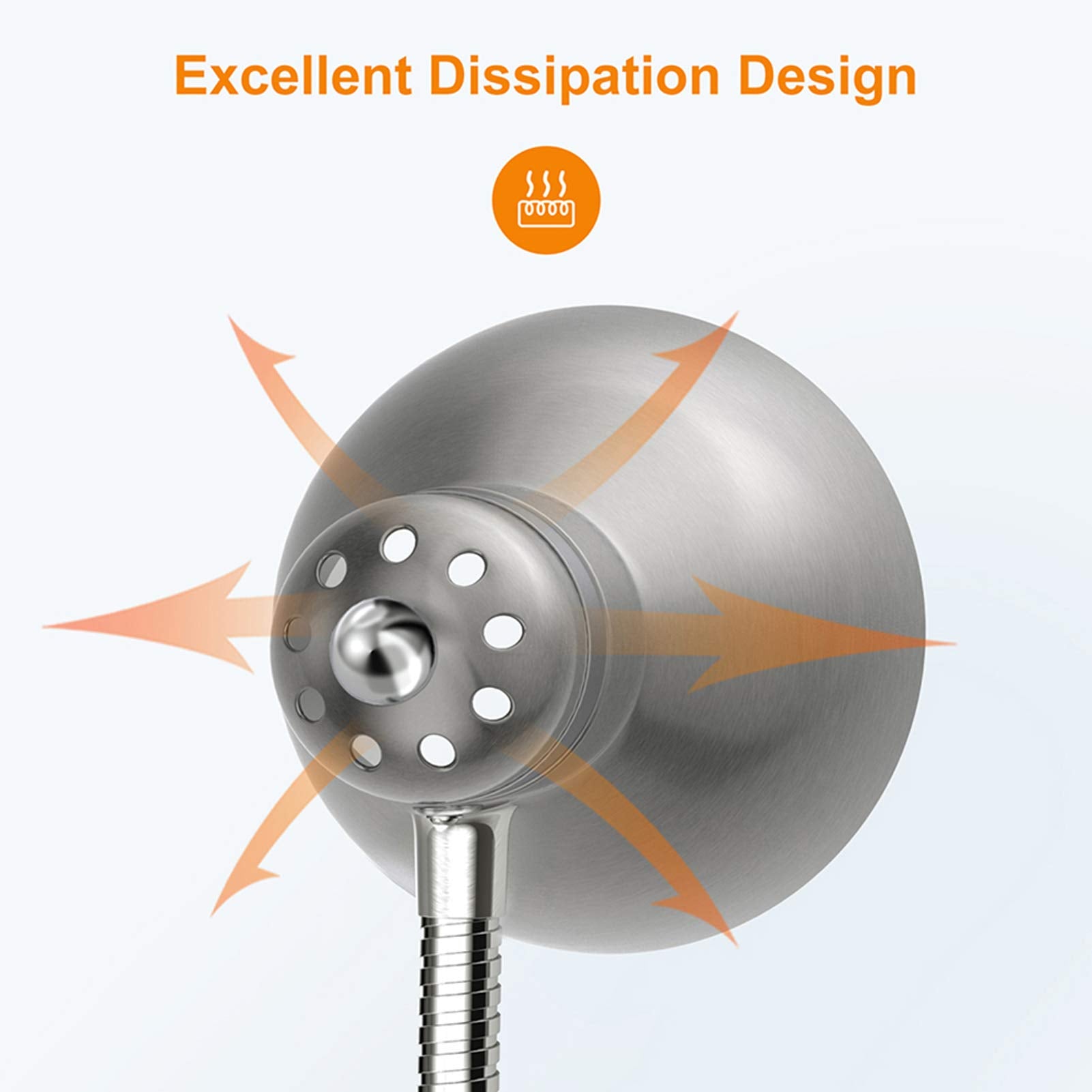 LEPOWER lamp for bedroom use creates warm task lighting