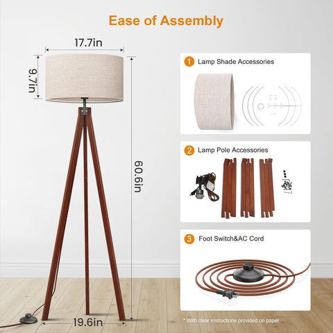 LEPOWER modern study room lamp adds focused task lighting.