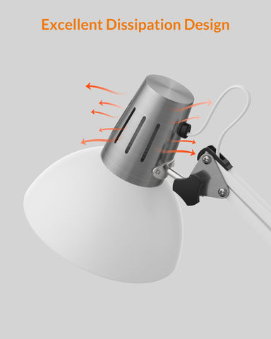 LEPOWER office desk light brightens workspaces without clutter