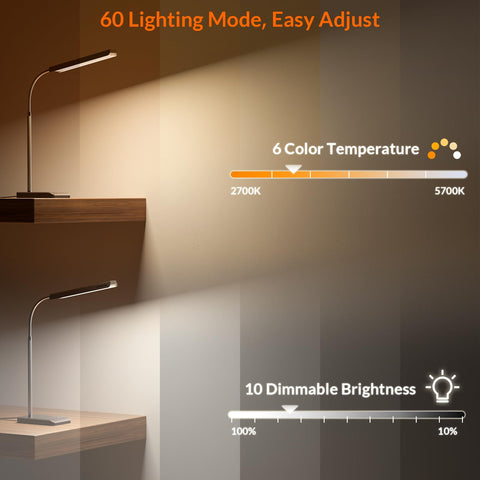 LEPOWER-TEC touch control panel for easy brightness and color changes