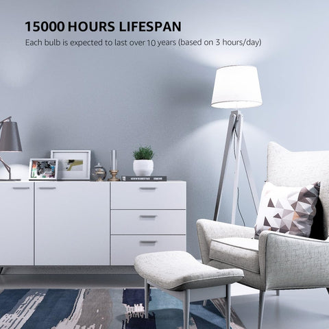 Lepro 14W daylight 5000K LED bulb delivering bright, crisp light.