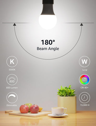 Lepro 6-pack bulbs reduce energy use across multiple lamps.