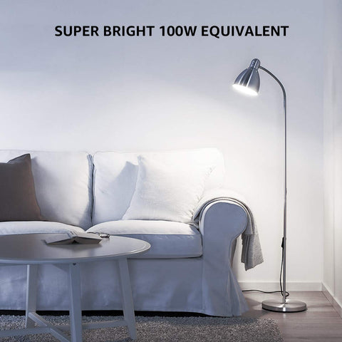 Lepro A19 LED bulb with E26 base ready for easy fixture installation.