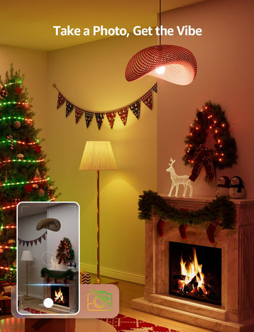 Lepro B1 photo vibe analyzes image for room lighting ambiance