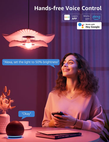 Lepro B2 AI bulbs deliver 1100 lumens with CRI90+ for vibrant color and clarity