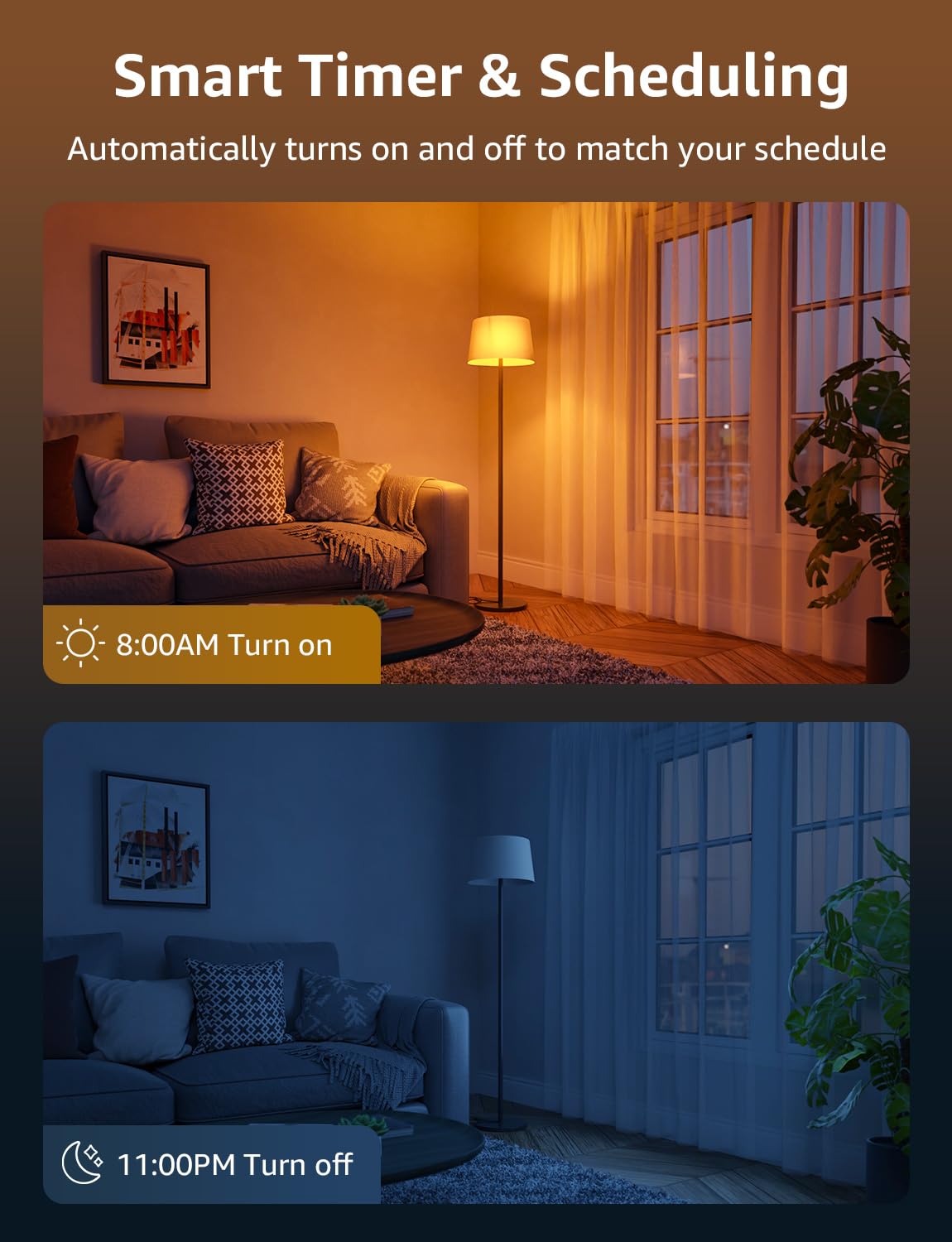 Lepro B3 offers sunrise and sunset simulations for daily routines.