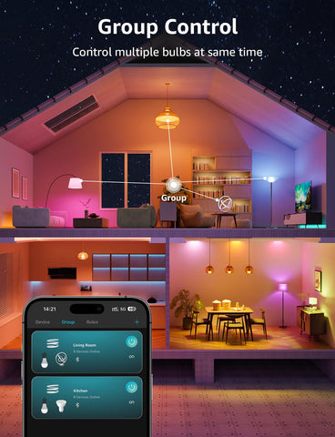 Lepro B3 provides 16 million colors and tunable whites for any task.